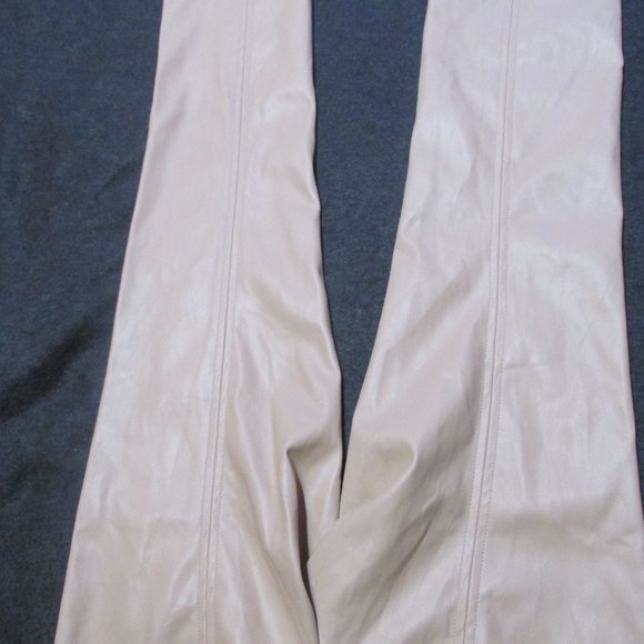 NWT Jason Wu tan vegan leather skinny pants size XS - Picture 11 of 15